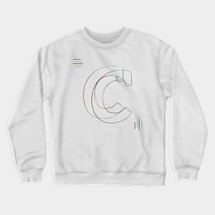 C - cmyk strokes Crewneck Sweatshirt